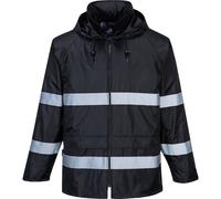 Portwest Classic Iona Mens Rain Jacket Black M
