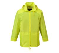 PORTWEST Classic Rain Jacket Waterproof Breathable Outdoor Hooded Coat Cagoule
