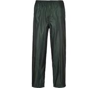 Portwest S441 Men's Waterproof Rain Trousers - Lightweight Adjustable Safety Overpants Class 3 Olive Green, 3X-Large