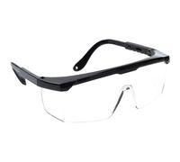 Portwest Classic Safety Glasses Black Clear