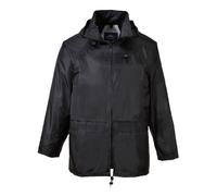 Portwest Classic Waterproof Rain Jacket Hooded-Cagoule Genuine Winter Coat-S440