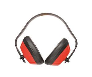 Portwest Clic Ear Defenders Red (One Size)