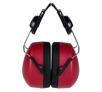 Portwest Clip On Ear Defenders for Expertbase Helmets Red