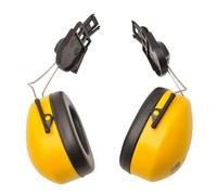 Portwest Clip On Ear Defenders for Expertbase Helmets Yellow