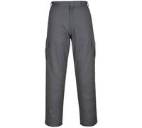 Portwest C701 Durable Reinforced Combat Trouser Grey Tall, 28