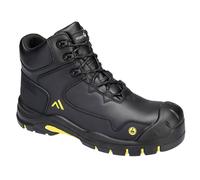 Portwest Composite Action Leather Mid Boot S3S ESD HRO SR SC FO Safety