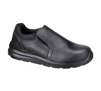 Portwest Composite Slip On S3S Safety Shoes Black Size 10