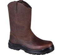 Portwest Compositelite Indiana Rigger Safety Boots Brown Size 10
