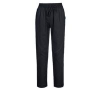 Portwest Cotton MeshAir Chefs Trousers Black M 31"