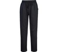 Portwest Cotton Mesh Air Chef Trousers Black Regular S