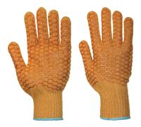 Portwest Criss Cross Grip Gloves Orange L Pack of 1