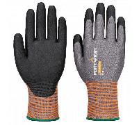Portwest CT21 CT Cut C21 Nitrile Glove Grey/Black L Colour: Grey/Black L