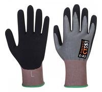Portwest CT65 CT VHR Nitrile Foam Grey/Black Size: L Colour: Grey/Blac L