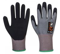 Portwest CT67 CT AHR Nitrile Foam Grey/Black Size: S Colour: Grey/Blac S