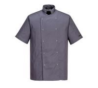 PORTWEST Cumbria Chefs Jacket Food Industry Catering Chef Lightweight Coat-C733