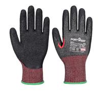 Portwest - Cut resistant gloves with smooth PU (polyurethane). Size: L, Black, L
