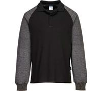 Portwest Cut Resistant Sleeve Polo Shirt Black 2XL