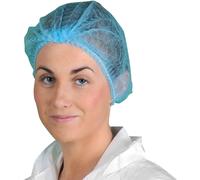 Portwest D100 PP Disposable Hair Net Mob Caps Blue One Size Pack of 3000