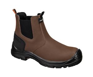 PORTWEST Dealer Boot Safety S7 Waterproof Steel Toe cap Chelsea Leather Work Sz