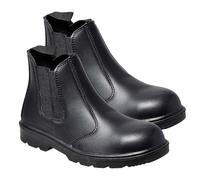 Portwest Dealer Boot SIP FO SR Protective Steel ToeCap Safety Work Boots - Black