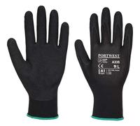 Portwest Dermi Grip NPR15 Nitrile Sandy Gloves Black XS Pack of 1
