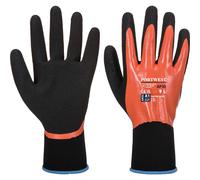 Portwest Dermi Pro Nitrile Gloves Orange / Black L Pack of 1