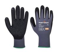 Portwest DermiFlex Plus Glove M Gry/Blk (Pack of 12)