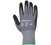 Portwest Dermiflex Safety Work Gloves in Black | Size: XL Portwest Black XL