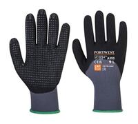 Portwest DermiFlex Ultra Plus Glove L Gry/Blk (Pack of 12)