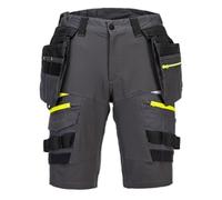 Portwest DX4 Detachable Holster Pocket Shorts 40 Metal Gry