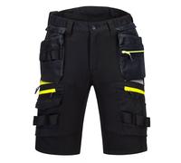 Portwest DX4 DX444 Men's Stretch Work Shorts Ripstop Holster Pocket Black