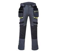 Portwest DX4 Detachable Holster Pocket Trousers 48 Metal Gry