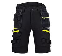 Portwest DX4 DX444 Men's Stretch Work Shorts Ripstop Holster Pocket Black
