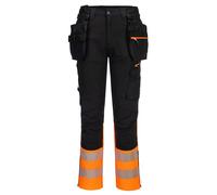 Portwest DX4 Hi-Vis Class 1 Detachable Holster Pocket Craft Trousers Safety Work