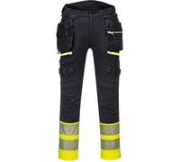 (Yellow/Black, 32") Portwest DX4 Class 1 Holster Trousers