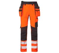 PORTWEST DX4 Hi Vis Detachable Holster Pocket Trousers 4 Way Stretch Safety Pant