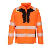 Portwest DX4 Hi-Vis Hybrid Baffle Jacket Breathable Durable Reflective DX473