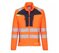 Portwest DX4 Hi-Vis Lightweight Mid Layer Jacket Stretch SlimFit Full Zip DX481