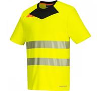Portwest DX4 Hi-Vis T-Shirt Short Sleeve Yellow/Black Size: L Colour: L