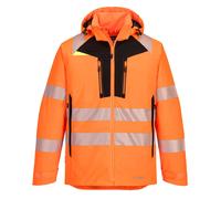 PORTWEST DX4 Hi-Vis Waterproof Jacket Hooded Winter Insulated Lining Coat DX461