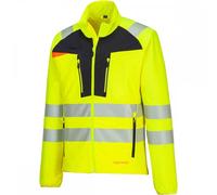 Portwest DX4 Hi-Vis Zip Base Layer Yellow/Black Size: 3XL Colour: Yell 3XL