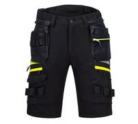 Portwest DX444 Men's DX4 Detachable Holster Pocket Stretch Work Shorts Black, 33