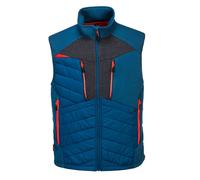 Portwest DX4 Hybrid Baffle Gilet, Size: S, Colour: Metro Blue, DX470MBRS