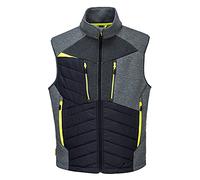 Portwest DX4 Hybrid Baffle Gilet, Size: S, Colour: Metal Grey, DX470MGRS