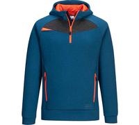 Portwest DX4 Quarter Zip Hoodie Metro Blue S
