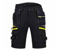 Portwest DX4 Detachable Holster Pocket Shorts, Black, 28, Regular