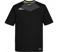 Portwest DX4 T-Shirt Short Sleeve Black Size: 3XL Colour: Black, Size: 3XL
