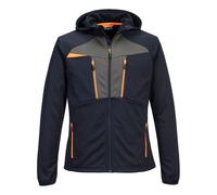 Portwest DX417 DX4 Technical Fleece Anti-pill Zipped Hooded Jacket - Dark Navy