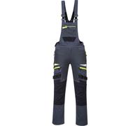 Portwest DX4 Work Bib and Brace, Size: M, Colour: Metal Grey, DX441MGRM