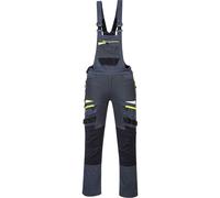 Portwest DX4 Work Bib and Brace, Size: XL, Colour: Metal Grey, DX441MGRXL